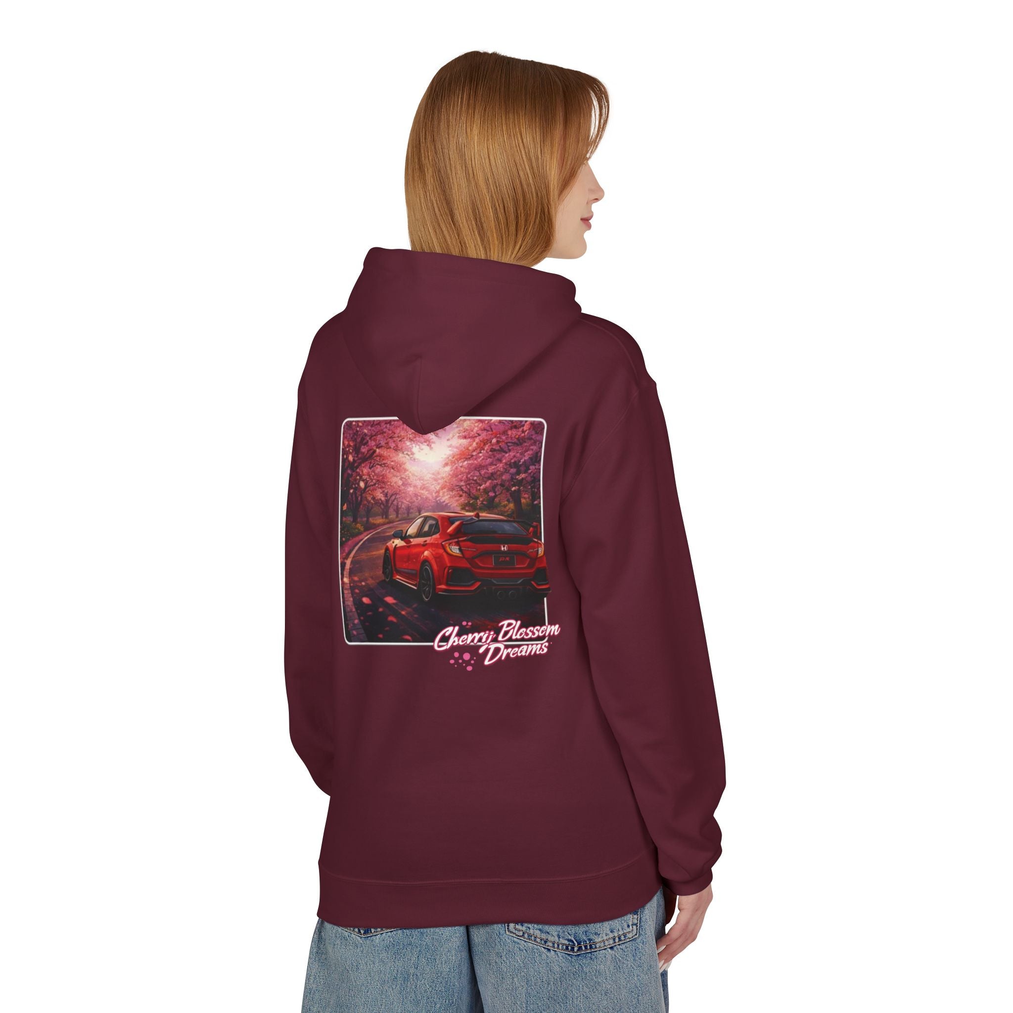 Apex Precision Cherry Blossom Dreams Hoodie - Honda Civic Type R Inspired