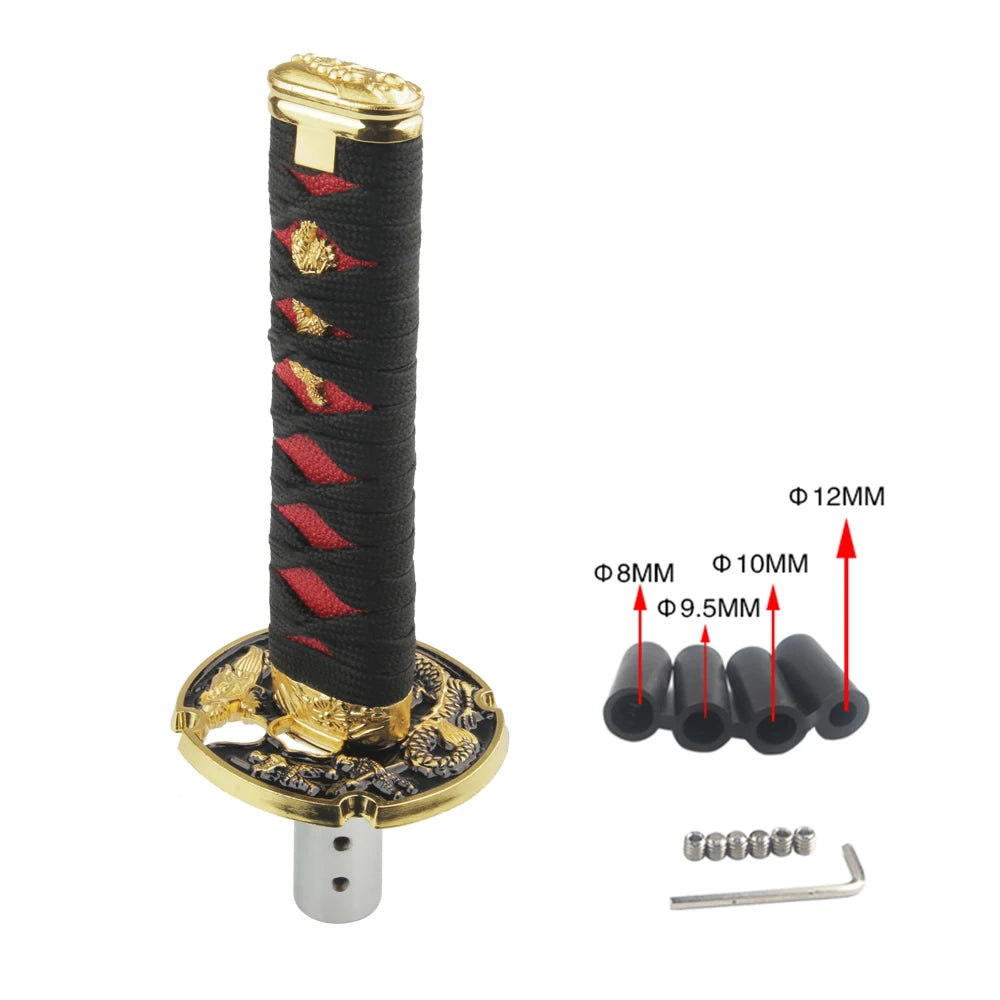 Apex Precision Samurai Sword Shift Knob 20cm/26cm Red/Black Universal