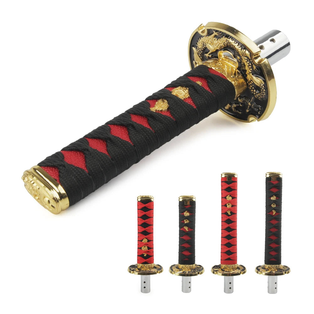 Apex Precision Samurai Sword Shift Knob 20cm/26cm Red/Black Universal