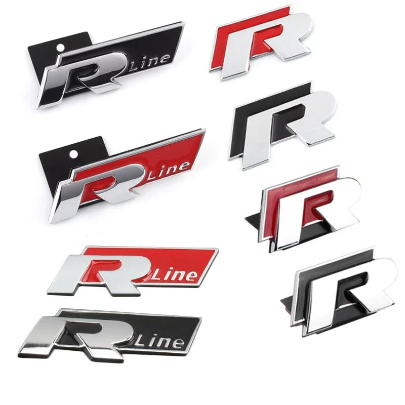 Metal Front Grille Emblem Badge - Volkswagen Jetta / Golf / Passat / Beetle / Tiguan & More