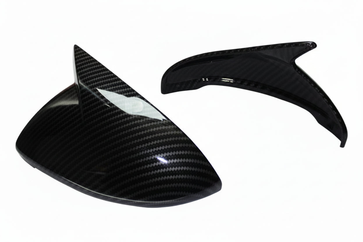 M-Style Mirror Cap Covers Carbon-Style / Gloss Black - MK7 / MK7.5 Golf GTI • R • GTE • GTD (2014–2020)