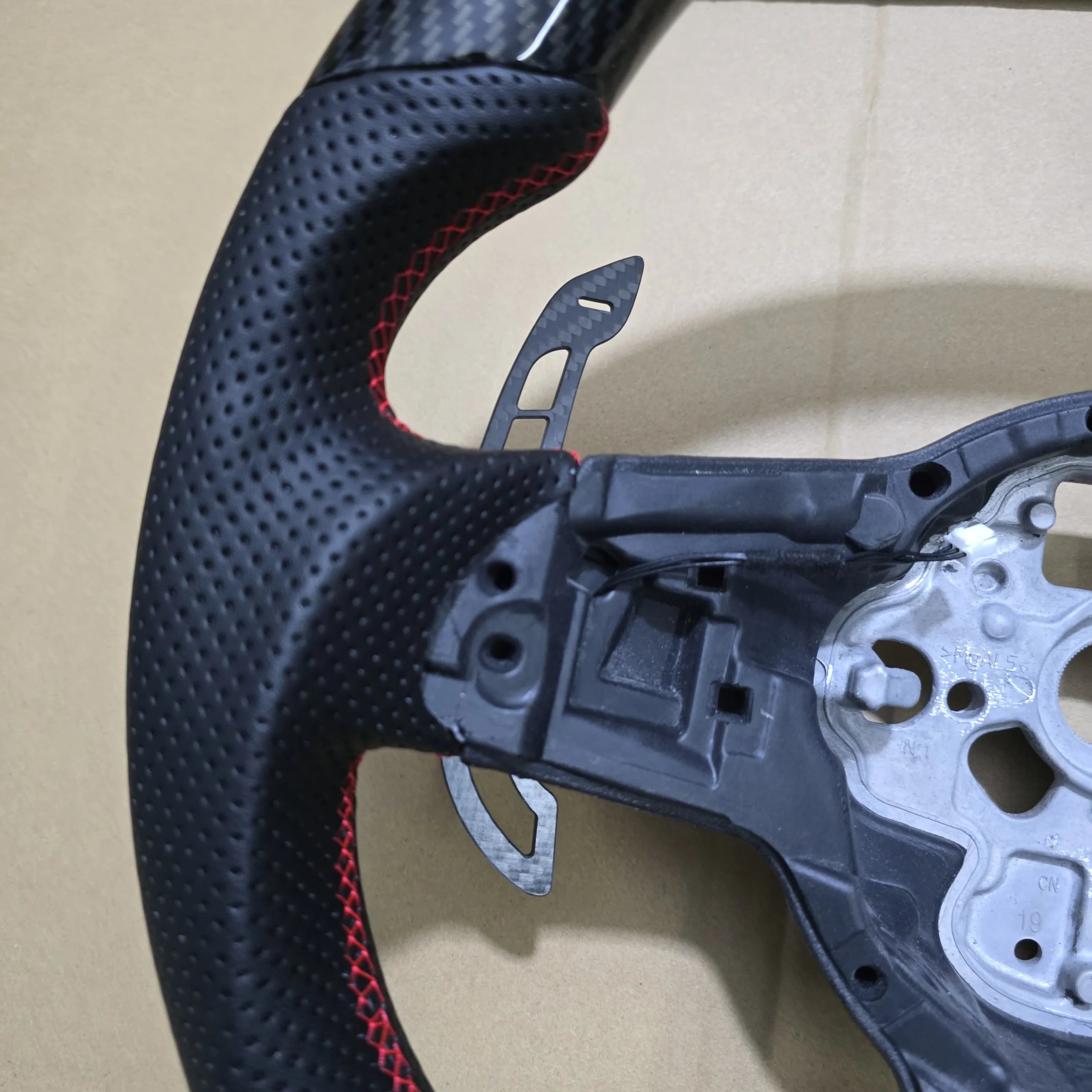 Carbon Fiber Magnetic Paddle Shifters Volkswagen Golf 7 7.5 GTI/GTD/GTE/R