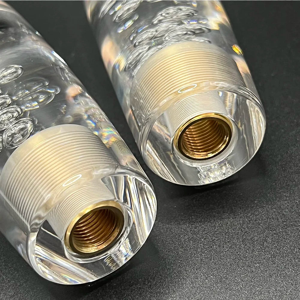 Apex Precision RGB Crystal Bubble Shift Knob Stick Universal