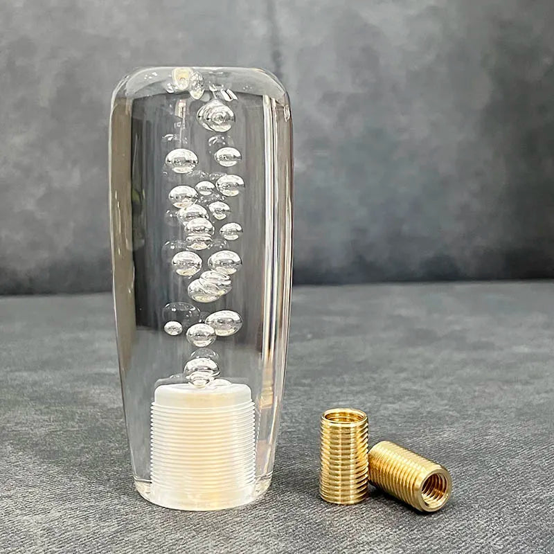 Apex Precision RGB Crystal Bubble Shift Knob Stick Universal