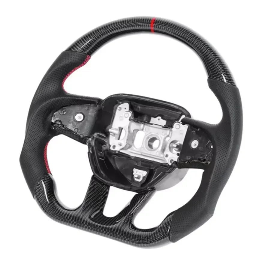Apex Precision Carbon Fiber LED Steering Wheel Dodge Challenger/Charger/Durango/Jeep Grand Cherokee SRT