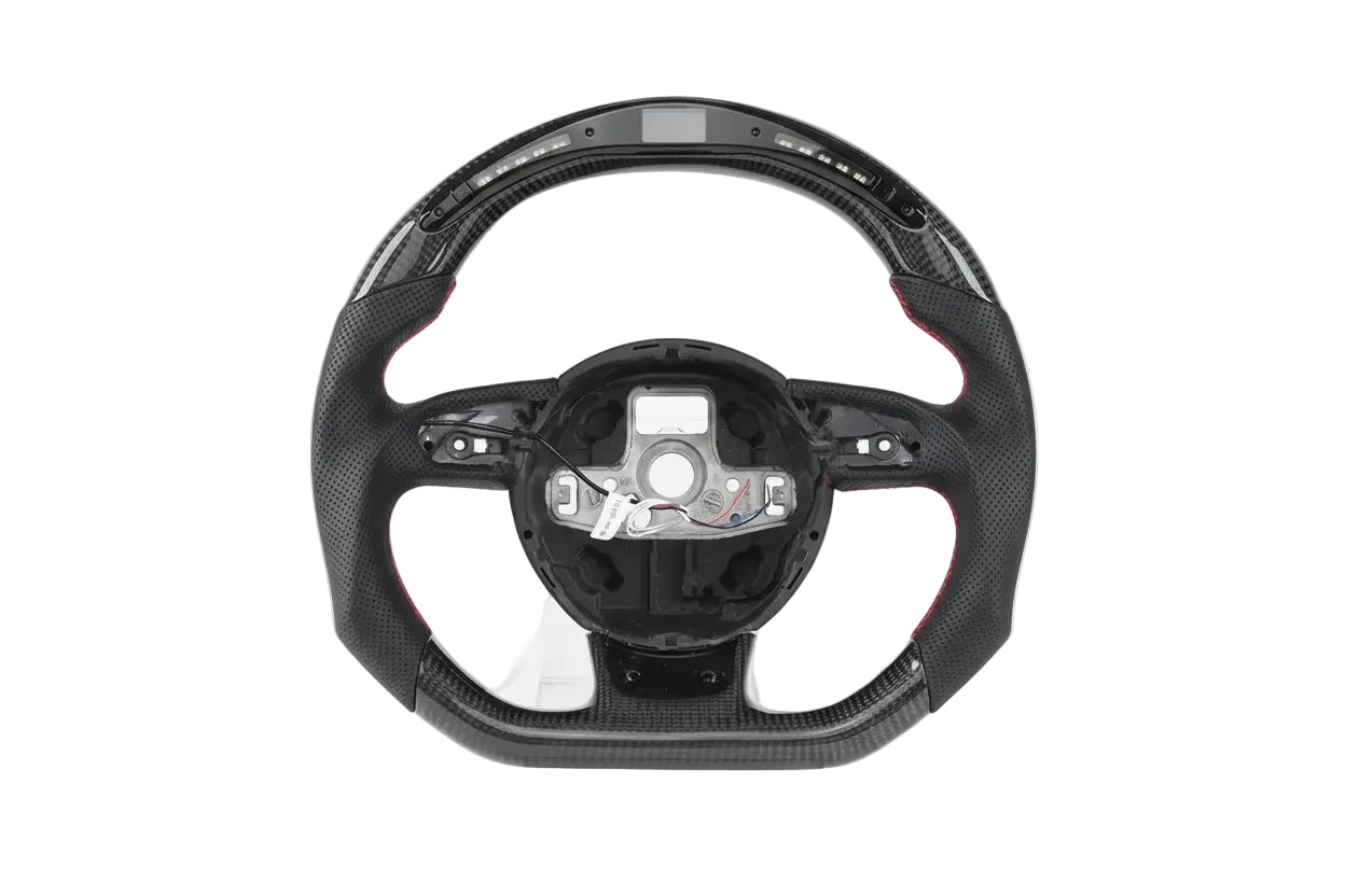 Apex Precision Carbon Fiber LED Steering Wheel Audi RS / S Models (B8 Platform)