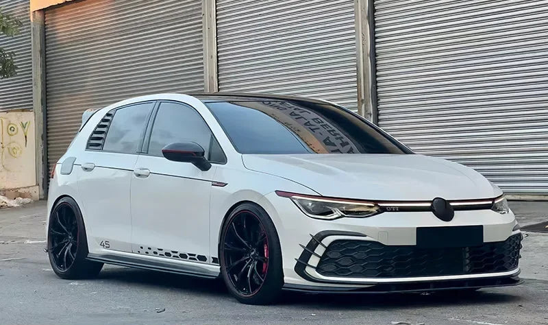 MK8 Golf Rear Side Window Louvers (Gloss Black) – GTI / R / R-Line (2020–2024)