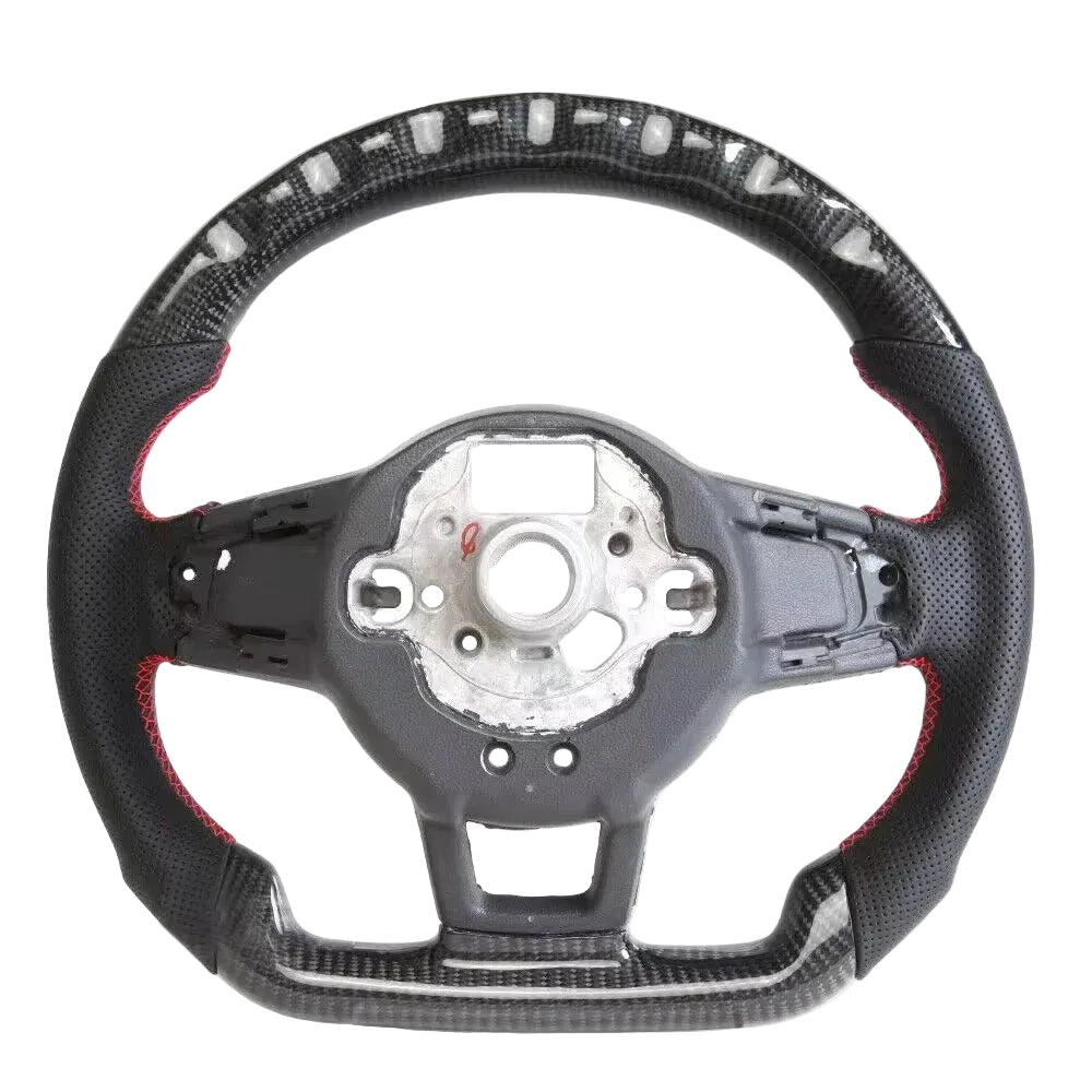 Apex Precision Carbon Fiber LED Steering Wheel VW MK7 GTI / Golf R