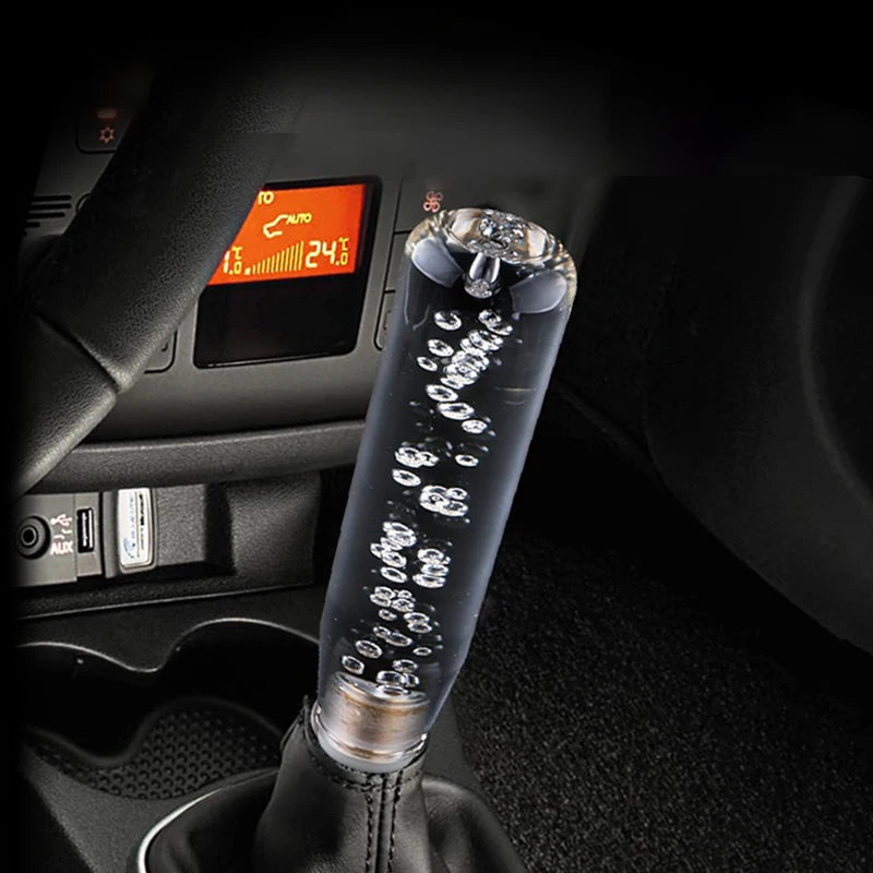 Apex Precision RGB Crystal Bubble Shift Knob Stick Universal