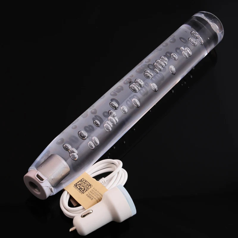 Apex Precision RGB Crystal Bubble Shift Knob Stick Universal