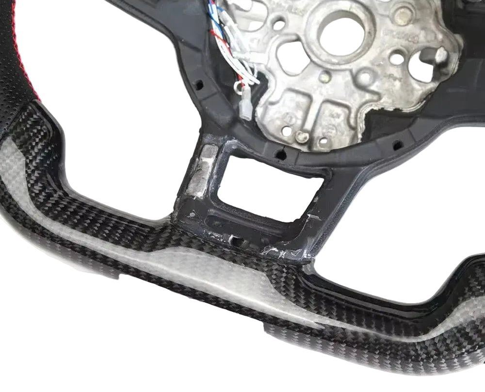 Apex Precision Carbon Fiber LED Steering Wheel VW MK7 GTI / Golf R