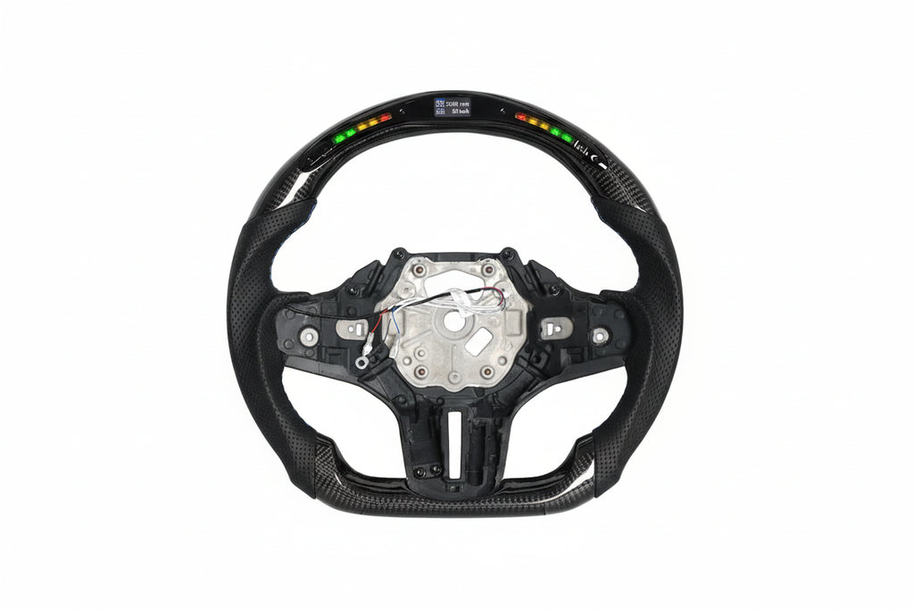 Apex Precision Carbon Fiber LED Steering Wheel BMW G20 / G22 / G80 M3 / G82–G83 M4
