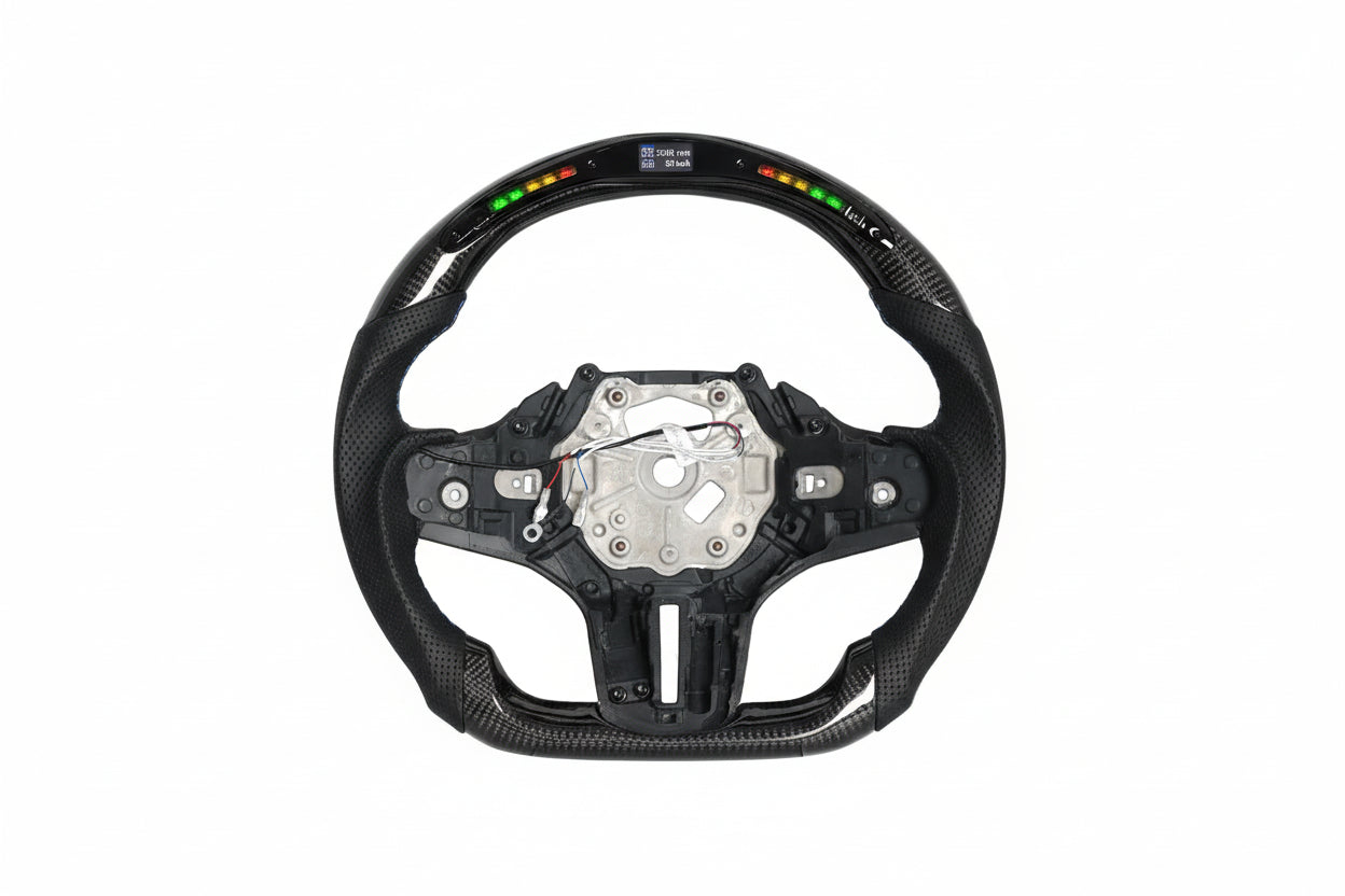 Apex Precision Carbon Fiber LED Steering Wheel BMW G20 / G22 / G80 M3 / G82–G83 M4