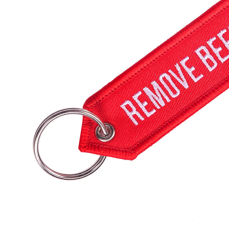 Remove Before Flight Keychain