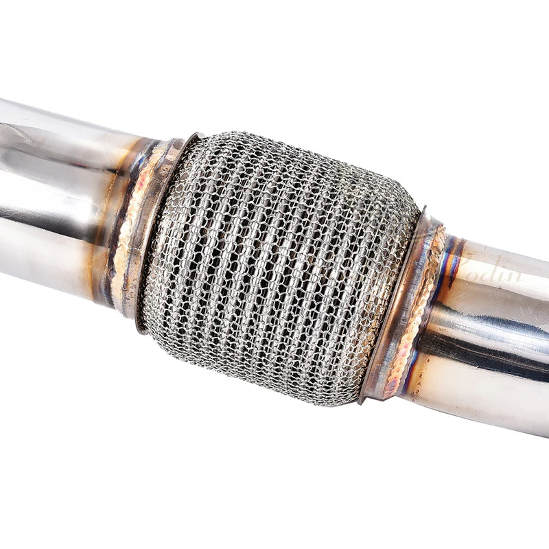 3.5" Catless Stainless Steel Downpipe - MQB 2.0T AWD / Quattro / FWD (2014+)