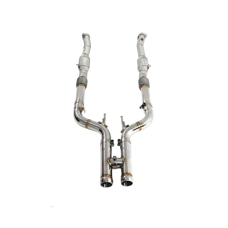 High-Performance Catalytic / Catless Header Downpipe - Mercedes-Benz AMG S63 W222 5.5T