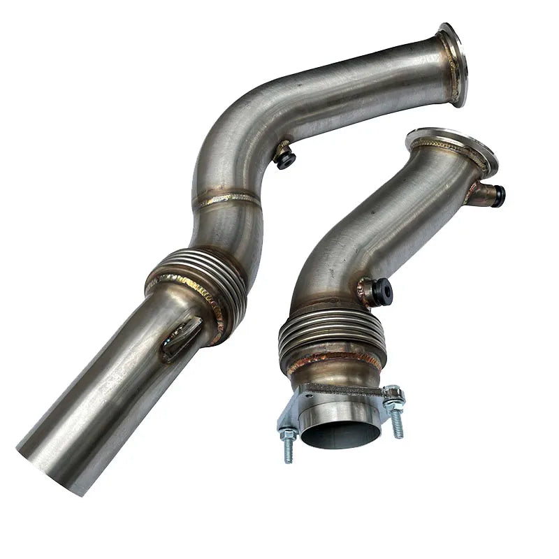 3.5" Turbo Catless Downpipes – BMW M2 / M3 / M4 (S55)