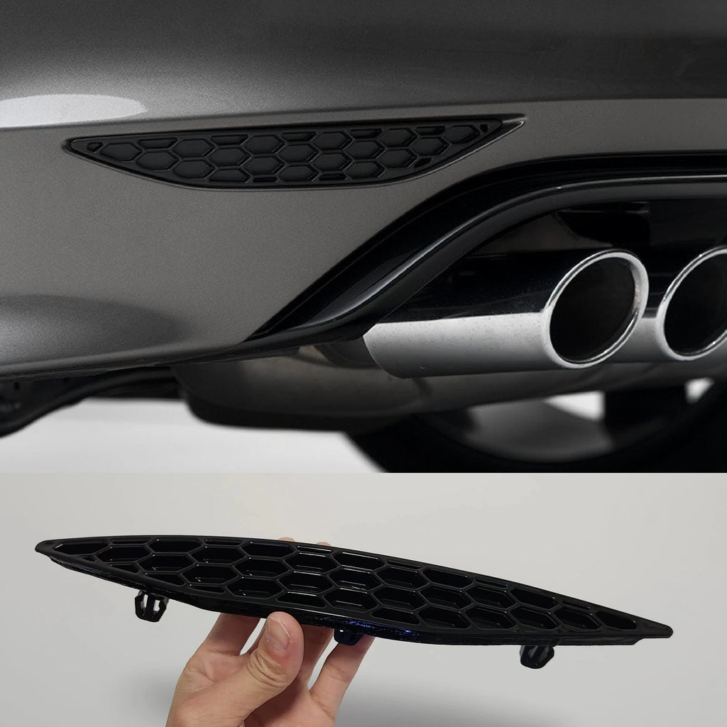 Gloss Black Honeycomb Rear Reflector Delete Volkswagen Mk7 Golf GTI / R