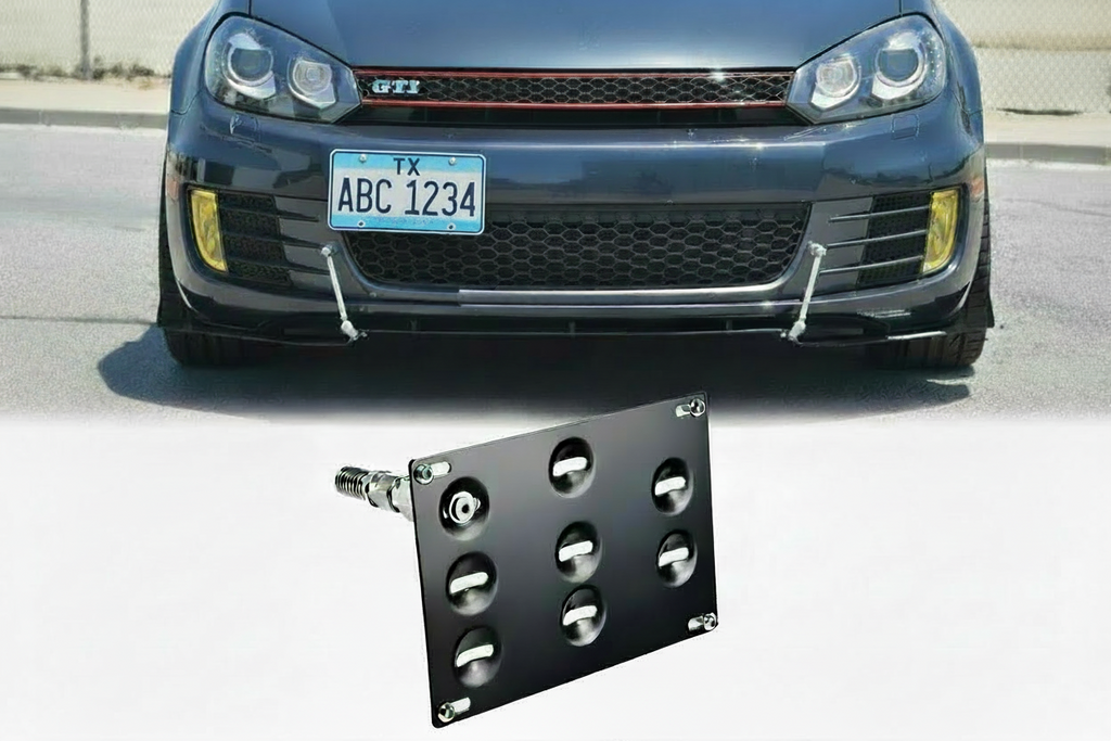 Apex Precision License Plate Relocator European Style